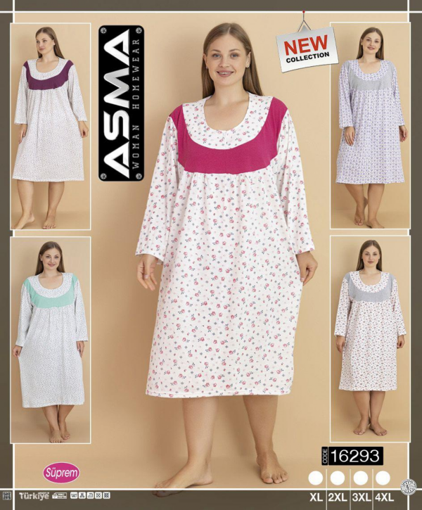 Piżama damska Roz XL-4XL, Mix kolor Paczka 15 szt